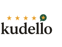 Kudello — five stars over the name, the fifth star in a speech bubble